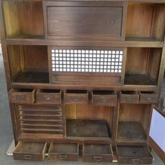 茶箪笥 古家具 アンティーク W135xL41xH146