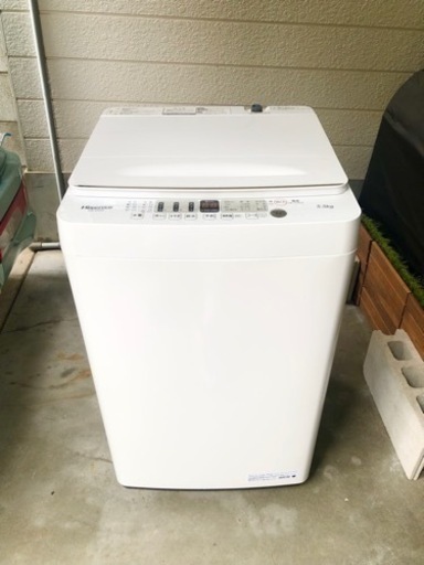 【値下げ‼️】ハイセンス　2022年製5.5kg全自動洗濯機