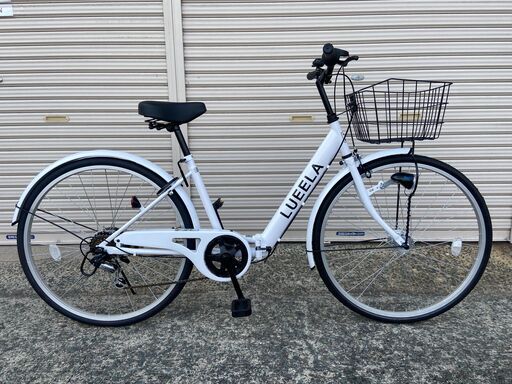 新品★未使用　シティサイクル　オートライト　 26インチ　シマノ製6段変速　ホワイト