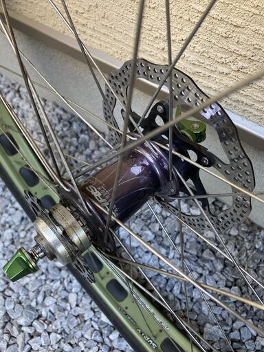 Used】29erプラス シングルスピード前後ホイールセット