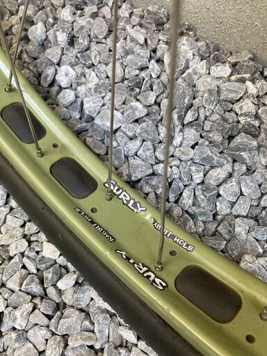 Used】29erプラス シングルスピード前後ホイールセット