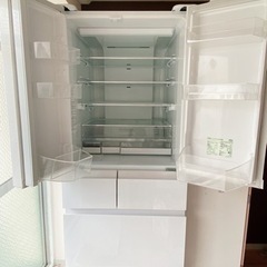 商談中 AQUA 観音開き 6ドア 冷蔵庫 ガラストップ
