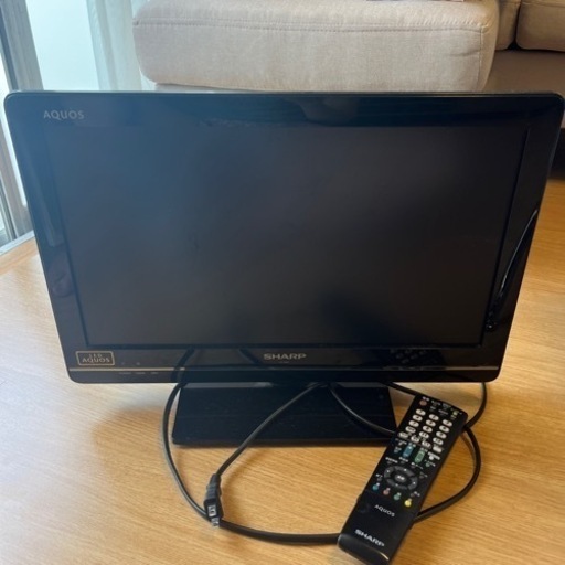 液晶テレビ　SHARP AQUOS 2013年製 19V