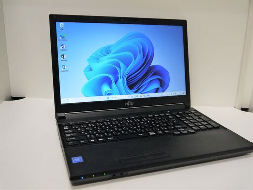 【お渡し済み】富士通 Win11 15.6型ノートPC SSD 2020年製 + Office2013【メンテナンス済み】（R0300270）