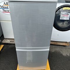 SHARP 冷蔵庫 SJ-D14B-S シルバー SJ-D14B-S 冷蔵庫 シルバー系 [137L /2ドア /右開き/左開き付け替え