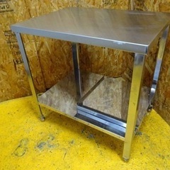 (1040-0) Sanpo 炊飯台車付き ステンレス 作業台 W600D800H800 業務用 中古 厨房 炊飯カート 飲食店 お引き取りも歓迎 大阪