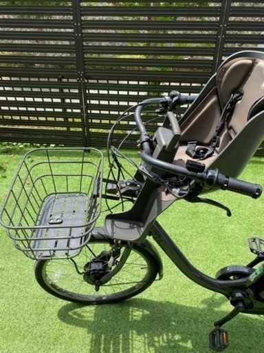 ブリヂストンビッケモブ　前後チャイルドシート付きで3人乗り【bikke MOB DDダークグレー】2020年購入　防犯登録抹消済 ブリヂストンビッケモブ 前後チャイルドシート付きで3人乗り【bikke