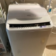 洗濯機 2017年日立8Kg洗濯機BW-V80B