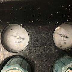 マキタ　makita　型番不明　コンプレッサ　中古品　メモリずれ有　タンク容量11L　【ハンズクラフト宜野湾店】