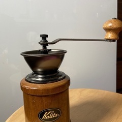 『お話中』カリタKalita コーヒーミル 木製 手挽き