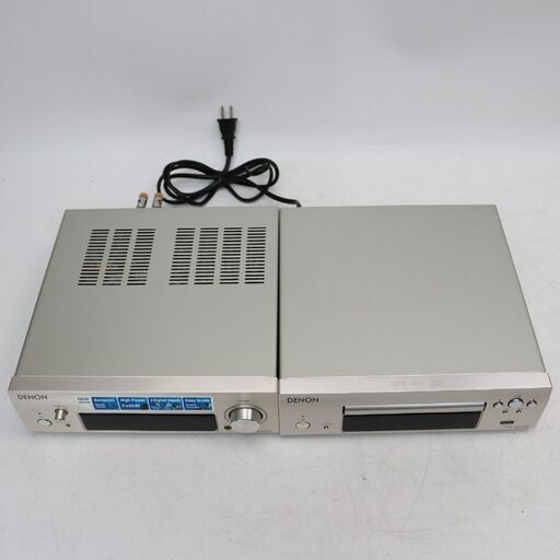 074)DENON デノン プリメインアンプ DRA-F109 CDプレーヤー DCD-F109 ジャンク品 通電OK DENON DRA-F109 〓 12年製デノン D-F109用チューナーアンプ, 美