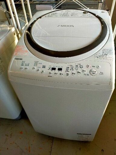 TOSHIBA　ZABOON　洗濯機　洗濯乾燥機8kg　NO980