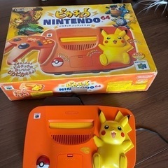 Nintendo64 ピカチュウオレンジ箱付き