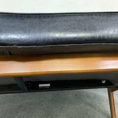 カリモク60 Kチェア 2シーター 1シーター サイドテーブル 3点セット スタンダードブラック ウォールナット 中古家具 店頭引取歓迎 R7264