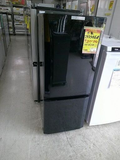 ID:G60353329 ２ドア冷凍冷蔵庫１４６L　三菱　MR-P15E　２０１９年