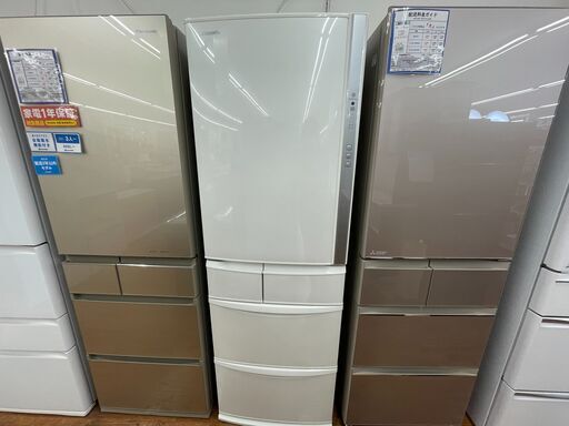 Panasonic NR-EV41S5L-W　5ドア冷蔵庫のご紹介！【トレファク入間23-07】