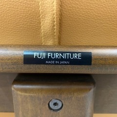 【愛品館 江戸川店】FUJI FURNITURE（冨士ファニチア）手動リクライニング本革3Pソファ ID:156-019226-007