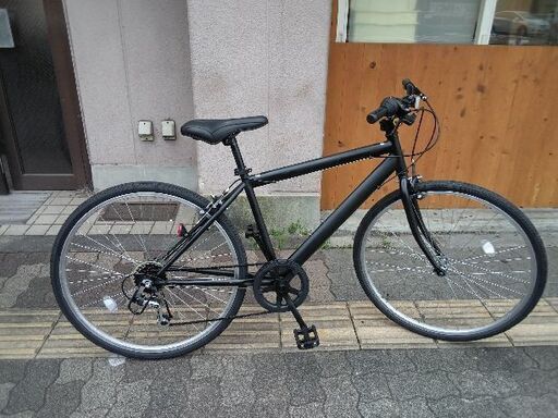 美品☆26吋 シティークロスバイク 6speed/ブラック