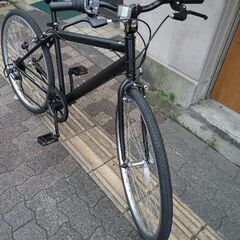 美品☆26吋 シティークロスバイク 6speed/ブラック