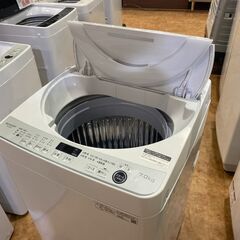 【愛品館市原店】SHARP 2021年製 7.0Kg洗濯機 ES-GE7B-W 【愛市I4S031613-104】