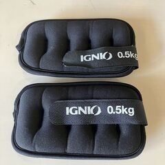 IGNIO アンクル・リスト・ウェイト（0.5kg×２個）