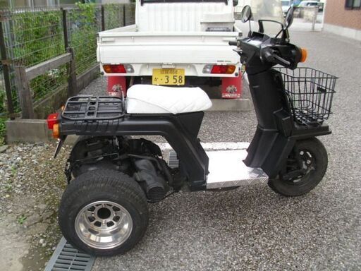 【購入済み】ノーヘル！ホンダ　ジャイロX（マッドブラック）　2スト（後期型）　実動中古車　ミニカー登録可能！◆彦根市～