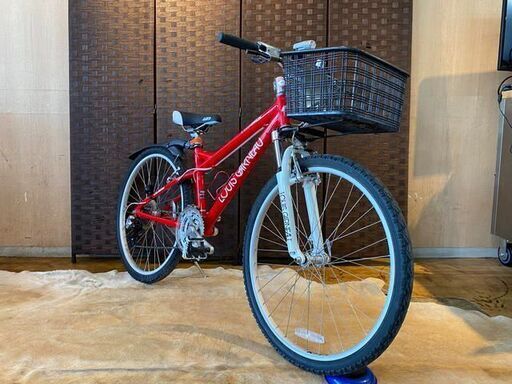 ■　LOUIS GARNEAU LGS SIX ルイガノ 370サイズ 24速 26インチ レッド MTB マウンテンバイク 自転車 札幌発　★