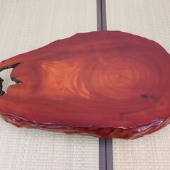 【ヤ取7/20終了】≪U335ジ≫ 一枚板 ローテーブル 高さ約18㎝ 和家具 テーブル/和テーブル 座卓/ちゃぶ台/机/座敷机/木製机/和机/茶卓 和風 和室