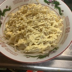 ありきたりの男のサラダうどん❗️