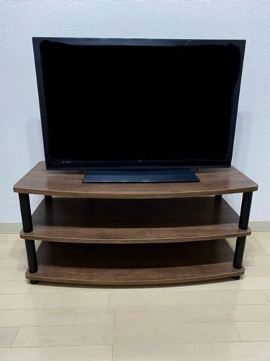 【値下げしました】テレビボード、テレビ台、ダークブラウン