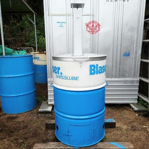 焼却炉 ドラム缶 200l 配達 設置込