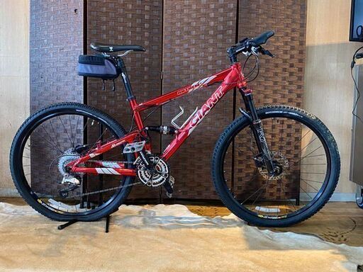 ■GIANT ANTHEM 2 ジャイアント アンセム2 Sサイズ 27速 レッドメタリック アルミフレーム MTB マウンテンバイク 自転車 札幌発★