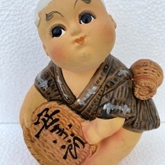 ふるさと人形 安来節 どじょうすくい人形 民芸品 陶器製 日本人...