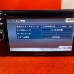 KENWOOD 簡単操作ナビ　MDV-L300 最新地図　Bluetooth か-7
