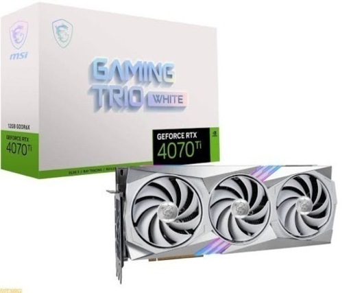 PCパーツ MSI GeForce RTX 4070 Ti