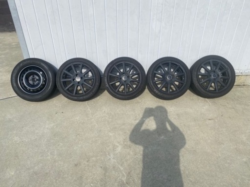 195 45R 16 ET43 4本　175 65R14 1本　ホイールタイヤセット