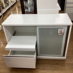 KG-32【新入荷 リサイクル品】ニトリ リーフ120 キッチンカウンター 白