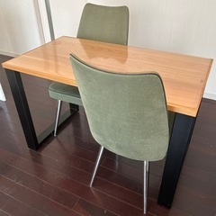2人用ダイニングテーブルセットお譲りします！