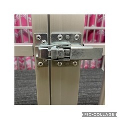 交渉中】中型犬 大型犬に！ アルミ製ペットゲージ 美品 W1055×D760