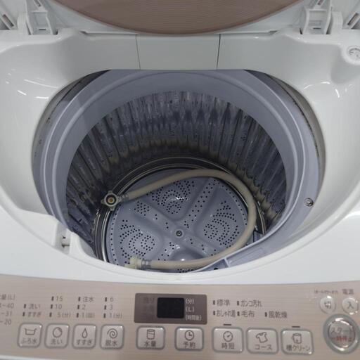 値下げしました⤵️ワケありお買得セール品‼️ (M230331f-1) SHARP シャープ 全自動洗濯機 ES-KS70S  7kg 2017年製 ★ 名古屋市 瑞穂区 リサイクルショップ ♻ こぶつ屋