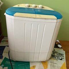 ポータブル2層式洗濯機【無料】