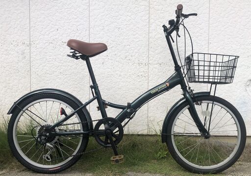 中古折り畳み自転車 THREE STONE 6段変速 20インチ