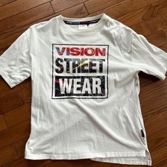白Tシャツ　メンズサイズM ヴィジョンストリート