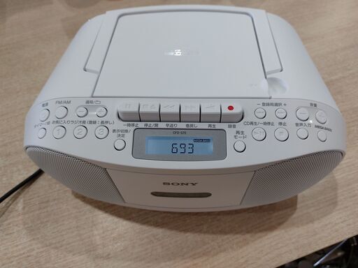 ✨安心の動作保証付✨SONY 2022年製 CFD-S70 CDラジオカセットレコーダー 【愛市IMP012725-104】