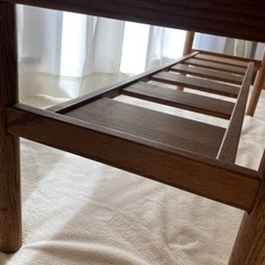 モモナチュラル　ローテーブル　オーク