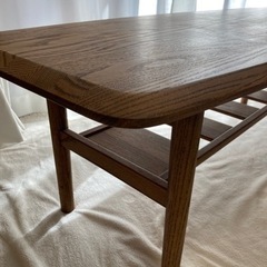 モモナチュラル　ローテーブル　オーク