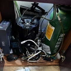 水草水槽一式、写真に写ってる物全て