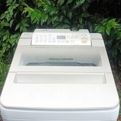 ★お届け可！★ Panasonic 8.0㎏ 全自動洗濯機 NA-FA80H5 風呂水給水ホース付き 2017年製