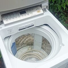 ★お届け可！★ Panasonic 8.0㎏ 全自動洗濯機 NA-FA80H5 風呂水給水ホース付き 2017年製