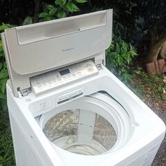 ★お届け可！★ Panasonic 8.0㎏ 全自動洗濯機 NA-FA80H5 風呂水給水ホース付き 2017年製